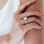 3.0 CT Radiant Shaped Moissanite Solitaire Pave Setting Engagement Ring - crownmoissanite