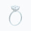 3.0 CT Radiant Shaped Moissanite Solitaire Pave Setting Engagement Ring - crownmoissanite