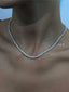 Round Moissanite Diamond Tennis Necklace