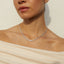 Round Cut Moissanite Diamond Tennis Necklace