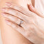 1.33 CT Oval Shaped Moissanite Solitaire Engagement Ring - crownmoissanite