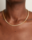 Baguette Cut Moissanite Diamond Tennis Necklace