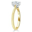 1.0 CT Heart Shaped Moissanite Solitaire Engagement Ring - crownmoissanite