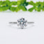 1.85 CT Round Cut Hidden Halo Pave Moissanite Engagement Ring - crownmoissanite