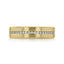 Round Stones Satin Men's Wedding Band - crownmoissanite