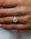 3.15 CT Cushion Three Stone Moissanite Engagement Ring - crownmoissanite