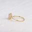 1.91 CT Oval Shaped Moissanite Halo Engagement Ring - crownmoissanite