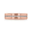 Round Stones Satin Men's Wedding Band - crownmoissanite