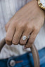 4.0 CT Oval Solitaire Moissanite Engagement Ring - crownmoissanite