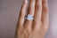 5.50 CT Emerald Solitaire Hidden Halo Moissanite Engagement Ring - crownmoissanite