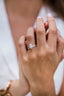 1.85 CT Oval Solitaire Moissanite Engagement Ring - crownmoissanite