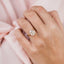 3.15 CT Elongated Cushion Solitaire Moissanite Engagement Ring
