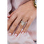3.15 CT Elongated Cushion Solitaire Moissanite Engagement Ring - crownmoissanite