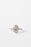 2.2 CT Oval Bezel Moissanite Engagement Ring