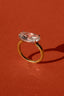 4.55 CT Oval Cut Solitaire Setting Moissanite Engagement Ring