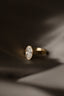 1.75 CT Oval Cut Bezel Setting  Moissanite Engagement Ring