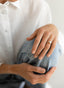 1.75 CT Round Cut Pave Setting Moissanite Engagement Ring