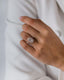 4.0 CT Oval Halo & Pave Moissanite Engagement Ring - crownmoissanite