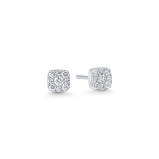 0.25 TCW Round Moissanite Diamond Stud Earrings - crownmoissanite