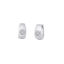 0.27 TCW Round Moissanite Diamond Huggie Earrings - crownmoissanite