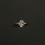 0.88 CT Round Solitaire Moissanite Engagement Ring - Barbara Maison 