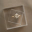 0.88 CT Round Solitaire Moissanite Engagement Ring - Barbara Maison 