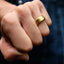 Satin Finish Classic Wedding Band For Men - crownmoissanite