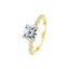 1.50 CT Round Moissanite Diamond Solitaire Engagement Ring - crownmoissanite