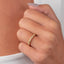 0.34 CT Round Shaped Moissanite Twisted Wedding Band - crownmoissanite