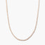 Round Cut Moissanite Diamond Tennis Necklace