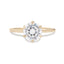 1.10 CT Round Solitaire Style Moissanite Engagement Ring