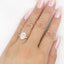 3.50 CT Oval Cut Solitaire Moissanite Engagement Ring - crownmoissanite