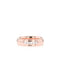 0.2 CT Round Shaped Moissanite Five Stones Men's Wedding Band - crownmoissanite