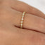 0.15 TCW Round Cut Milgrain Style Moissanite Wedding Band - crownmoissanite