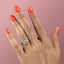 2.15 CT Cushion Cut Three Stones Moissanite Engagement Ring - crownmoissanite