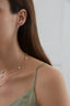 0.42 TCW Round Moissanite Diamond Huggie Earrings - crownmoissanite