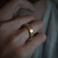 Classic Shield Textured Men's Wedding Band - crownmoissanite