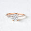 3.2 CT Round Cut Solitaire Pave Moissanite Engagement Ring - crownmoissanite