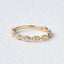 0.16 CT Round Cut Vintage Moissanite Wedding Band - crownmoissanite