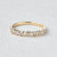 0.26 CT Marquise & Round Shaped Moissanite Cluster Wedding Band - crownmoissanite