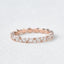 0.4 CT Round & Marquise Shaped Moissanite Alternative Stone Wedding Band - crownmoissanite