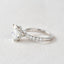 3.74 CT Oval Cut Hidden Halo Pave Moissanite Engagement Ring - crownmoissanite