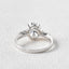 1.91 CT Oval Cut Solitaire Pave Moissanite Engagement Ring - crownmoissanite