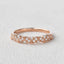 0.19 CT Round Cut Vintage Moissanite Wedding Band - crownmoissanite