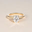 1.33 CT Oval Cut Solitaire Moissanite Engagement Ring - crownmoissanite