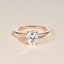 1.33 CT Oval Cut Solitaire Moissanite Engagement Ring - crownmoissanite