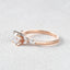 1.0 CT Round Cut Cluster Moissanite Engagement Ring - crownmoissanite