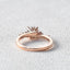 1.0 CT Round Cut Cluster Moissanite Engagement Ring - crownmoissanite