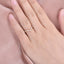 0.25 Carats Round Shape Curved Moissanite Diamond Wedding Band - crownmoissanite