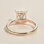 1.18 CT Princess Shaped Moissanite Solitaire Engagement Ring - crownmoissanite